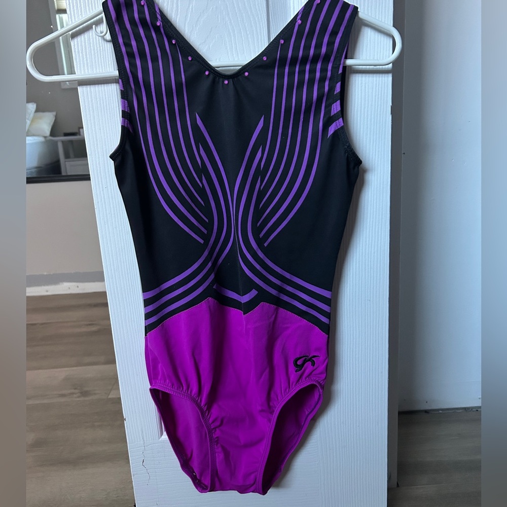 Purple/pink GK gymnastics leotard